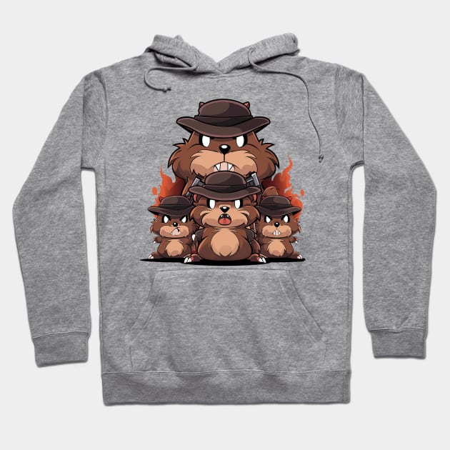 angry beavers Hoodie by lets find pirate